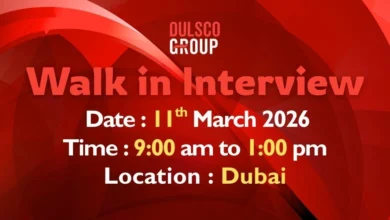 Dulsco Group Walk in Interview in Dubai