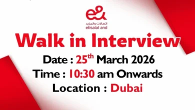 Etisalat Walk in Interview in Dubai