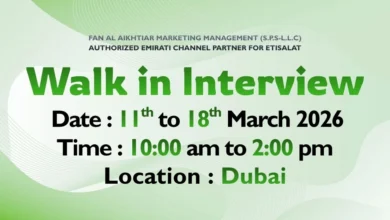 Fan Al Aikhtiar Walk in Interviews in Dubai