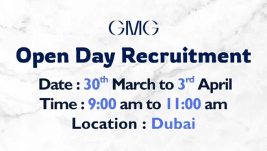 GMG Open Day Recruitment in Dubai