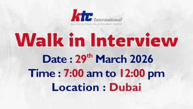 KTC International Walk in Interview in Dubai