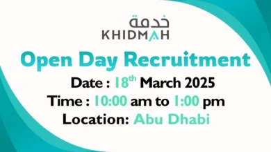 Khidmah Open Day Recruitment in Abu Dhabi
