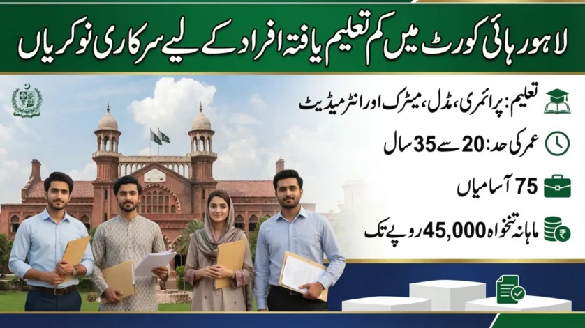 Lahore High Court Jobs