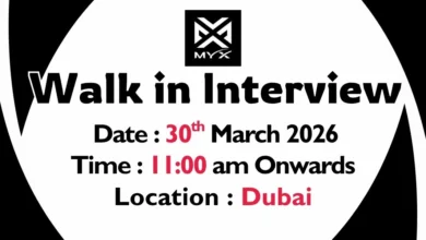 MYX Global Walk in Interview in Dubai