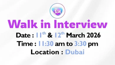 Mai Blue Walk in Interview in Dubai