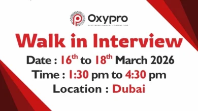 Oxypro Walk in Interview in Dubai