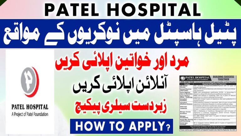Patel Hospital Karachi Jobs