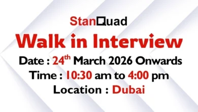 StanQuad Walk in Interview in Dubai