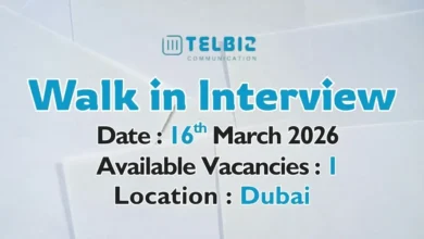 Telbiz Communication Walk in Interview in Dubai