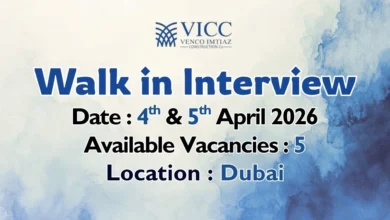 VICC Walk in Interview in Dubai