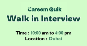 Careem Quik Recruitment in UAE
