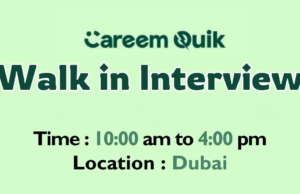 Careem Quik Recruitment in UAE