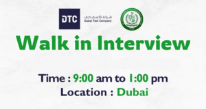 DTC Walk in Interview in Dubai