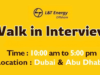 L&T Energy Walk in Interview in Dubai & Abu Dhabi