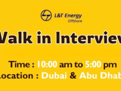 L&T Energy Walk in Interview in Dubai & Abu Dhabi