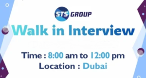 STS Group Walk in Interview in Dubai